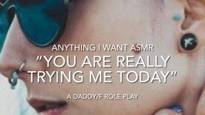 “Attitude in a Skirt”: A Daddy/F Audio Role Play