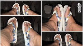 Juliette_RJ New Havaianas Pedal Pumping with Cum Countdown - PEDAL PUMPING - BBW LEGS - REVVIG - FOOT FETISH - ARCHED FEET - DRIVING - BRAZILIAN MILF - HAVAIANAS FLIP FLOPS - HARD DICK - EDGING - CUM COUNTDOWN