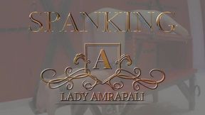 SPANKING Total lenghts 3:42 minutes Ass Paddle Spanking Bdsm Slave  Lady Amrapali  Herrin Mistress Domina