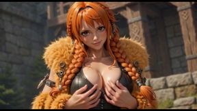 Ai Compilation Nami Outfit Elbaph Nude Shiny Skin Sensual NSFW