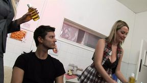 Double Penetration With Alexis May and Carly Parker - Giant Breasts