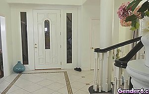 Redhead tranny babysitter Shiri Allwood anal fucked