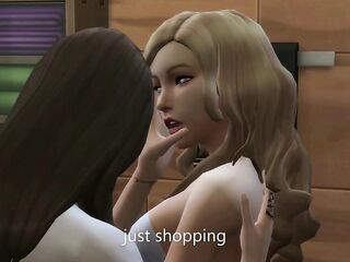Hawt Lesbo Sex After A Shower - sims 4- Preview Version