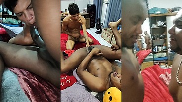Fui visitar meu amigo no Rio ele me deu um novinho de presente