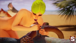 Sexy blonde gets double penetration after facial cumshot to end up cum on her ass in hardcore sex