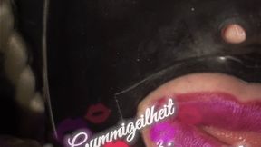 The rubber horniness of the mistress 3 juicy cunts-cock teasing