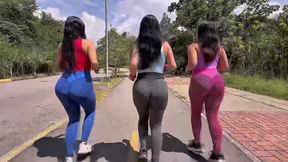 Lucky stepdad butts with 3 stepdaughters black movie