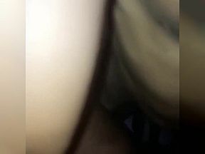 Fucking my Jamaican man till he turns me over to creampie