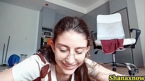 PEEING IN A BOWL SMELL AND SNIFF PEE PUSSY FISTING ATTEMPT