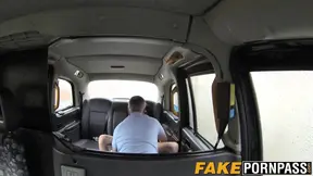Hot big boobs brunette Emma gets pussy pounded by cab driver