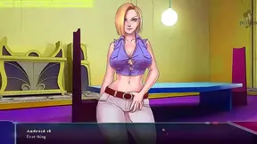 Bulma Chi-Chi Seduce Heroes with Touches in Spicy Dragon Ball Heat