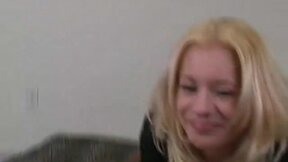 ”Dick sucking teen Morgan gives naughty BJ”