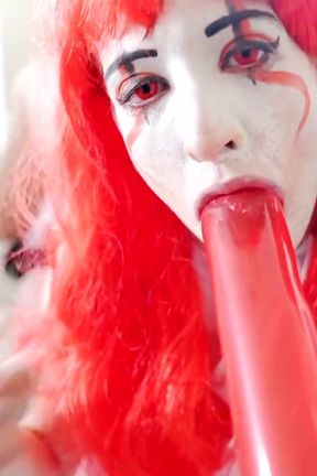 Halloween clown only good for one thing swallow big loads