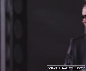 Mature lady tested to the limits in wild threesome