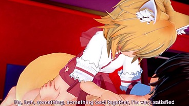 The Helpful Fox helps her man with his morning wood - The Helpful Fox Senko-san Hentai Parody