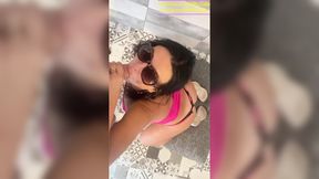 Twerking in My Tight Pink Dress Before Getting Fucked Hard in Doggystyle � American MILF Sucks & Rides