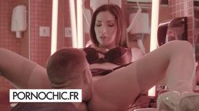 Encounter in the restroom for ass pumping