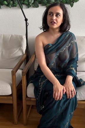 Whipped in Saree by Dom