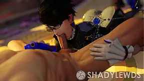 Bayonetta Pleasures Dante with Sensual Blowjob Magic – Epic Hentai Desire