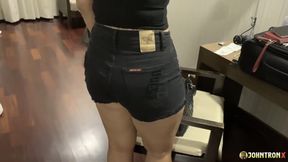 JohnTronX - POV Action with tattooed Asian bitch ends up with a warm creampie