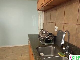 Tiny stepsis pervs on stepbro hitting on the teen nanny