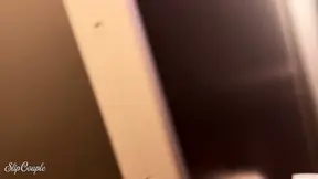 Risky under-the-table handjob leads to huge cumming