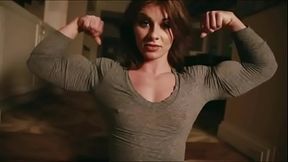 KallIi Sheppard Flexing Her Biceps