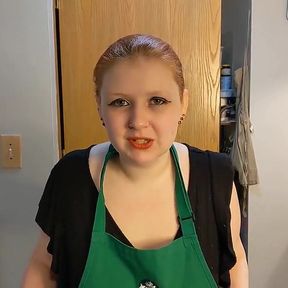 Naughty barista deals with rude customer
