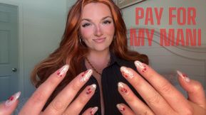 Pay for My Mani - Hand Worship Finger Snapping Mesmerize Goddess Verbal Humiliation Human ATM Wallet Money Fetish