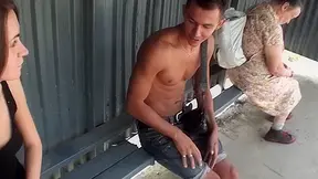 Fucked at the bus stop