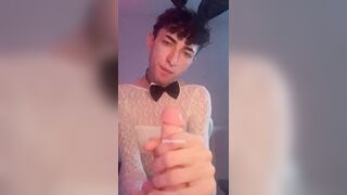 POINT OF VIEW: nice teenage femboy is throating u off