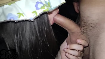 Amateur slut ElivaLove deep-throats and swallows huge cumload