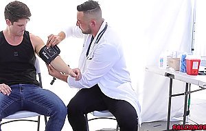 Patient Devin Franco and doctor Lucca Mazzi fuck in a tent