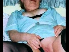 ILOVEGRANNY Long old hanging boobs and long hairs on cunts