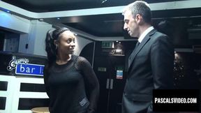 Playful ebony Lola Marie loves some spanking pleasure