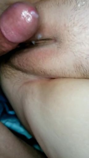 Fucking my wife's wet pussy with cum squirt   Clip 1