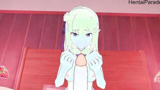 Slowly fucking Emilia Re:zero [Hentai 3D]