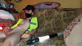 Young Twink jerks off his big cock