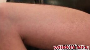 Satisfying amateur Ricky teases & jerks off his prick solo