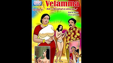 Velamma Episode 8 Holi Festival of Colours – Veena and Raju’s Secret Desire