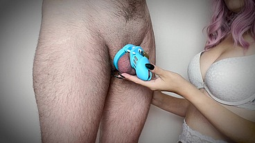 Always lock your cuckold before leaving home