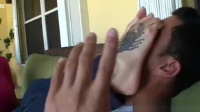 Food goddess feet smelling and hand job