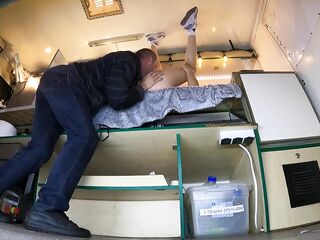 Super sexy playgirl get banged from behind after work by nasty boss