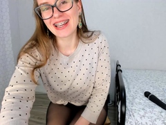 Small titted Briana toying herself poolside