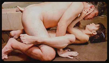 Jav creampie in the sauna with a hot woman in heats