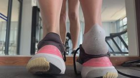 Dirty Sweaty Socks After Workout ? Slow Reveal to Barefoot Soles