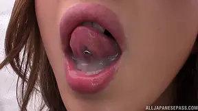 Sultry Aika Sucks Her Bf Outdoors & Swallows His Cum Greedily