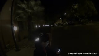 Traveling and showering with super hot London Keyes