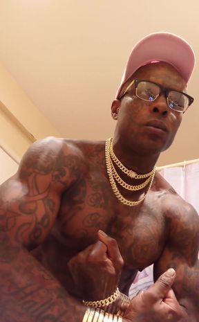 BBC Worship Hallelujah Johnson (Happy Cumshot) Tall Dark Chocolate Muscles Tattoos Hairy BBC Hallelujah Johnson Masturbating sol