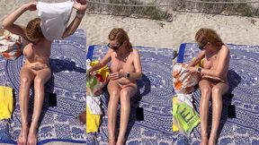 ibiza mai 2022 me changeant sans aucune pudeur a la plage